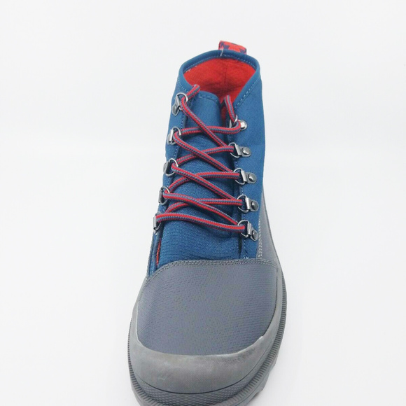 Toms Mens Cordova Boots Blue Red Waterproof - Picture 4 of 8